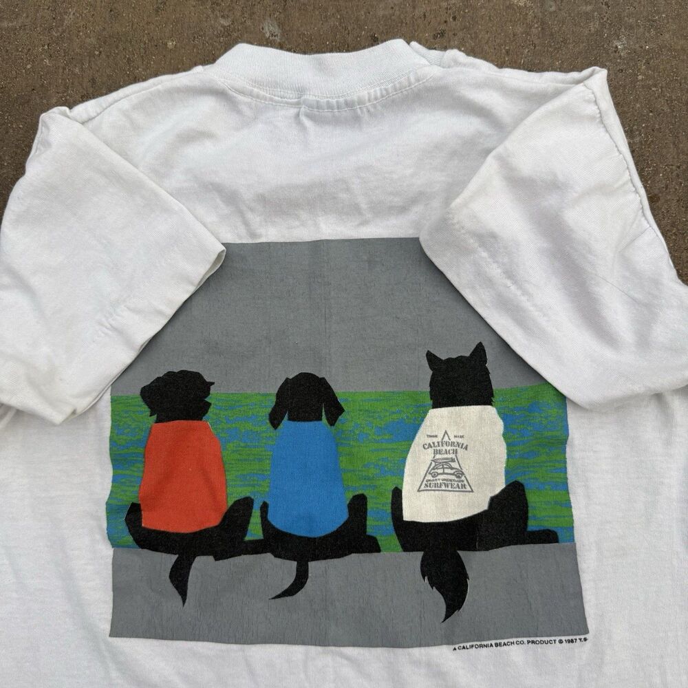 1987 California Beach Car Youth Vintage Tee Size 10/12